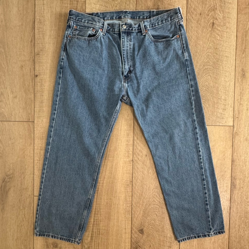 Versatile Men's Denim Straight Jeans‎ Size 38 Rodeo Western Streetwear Utility